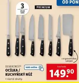 Lidl SILVERCREST OCÍLKA / KUCHYŇSKÝ NŮŽ nabídka