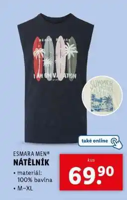 Lidl ESMARA MEN Nátělník nabídka