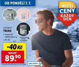 Lidl LIVERGY TRIKO nabídka