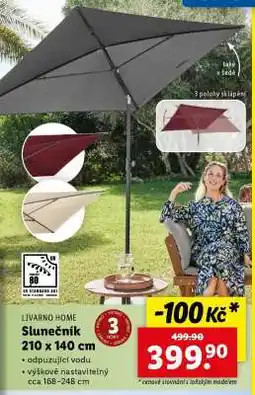 Lidl LIVARNO HOME Slunečník nabídka