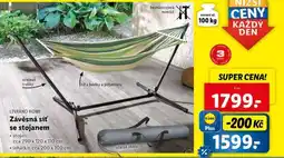 Lidl LIVARNO HOME Závěsná síť se stojanem nabídka