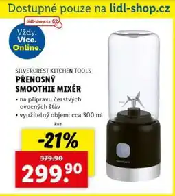 Lidl SILVERCREST KITCHEN TOOLS PŘENOSNÝ SMOOTHIE MIXÉR nabídka