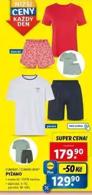 Lidl ESMARA / ESMARA MEN* PYŽAMO nabídka