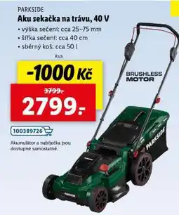 Lidl PARKSIDE Aku sekačka na trávu, 40 V nabídka