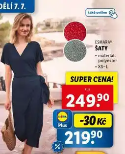 Lidl esmara ŠATY nabídka