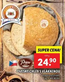 Lidl OVESNÝ CHLÉB S VLÁKNINOU nabídka