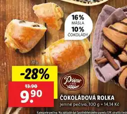 Lidl Čokoládová rolka nabídka