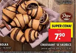 Lidl CROISSANT SE SKOŘICÍ nabídka
