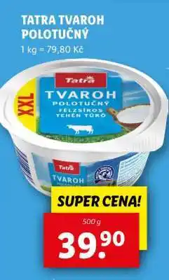 Lidl Tatra tvaroh polotučný nabídka