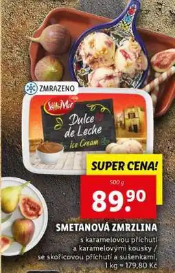 Lidl Smetanová zmrzlina nabídka