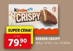 Lidl KINDER CRISPY nabídka