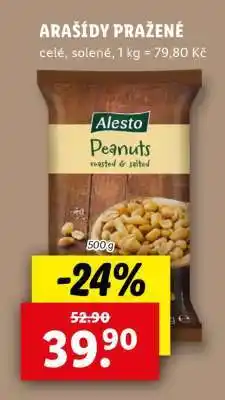 Lidl Arašidy pražené nabídka