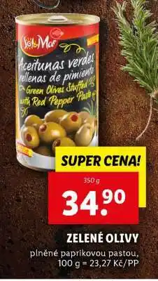 Lidl Zelené olivy nabídka