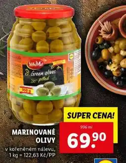 Lidl MARINOVANÉ OLIVY nabídka