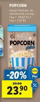 Lidl Popcorn nabídka