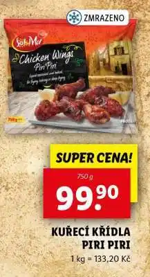 Lidl Kuřecí křídla PIRI-PIRI nabídka