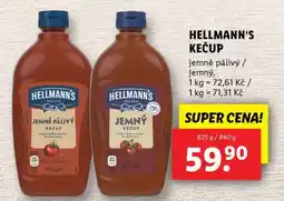 Lidl Hellmann’s kečup nabídka