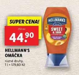 Lidl HELLMANN’S OMÁČKA nabídka