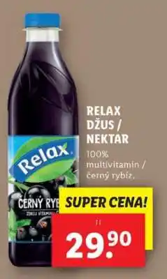 Lidl Relax Džus nektar nabídka