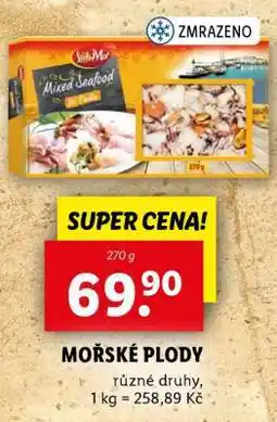 Lidl Mořské plody nabídka