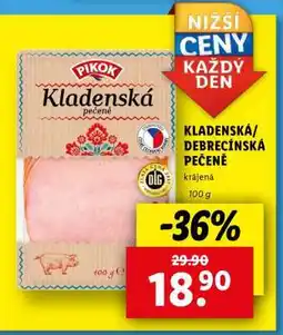 Lidl KLADENSKÁ / DEBRECÍNSKÁ PEČENĚ nabídka