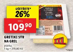 Lidl GRETKI SÝR NA GRIL nabídka