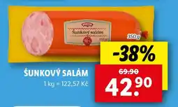 Lidl Šunkový salám nabídka
