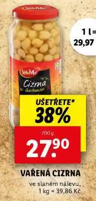 Lidl Vařená cizrna nabídka