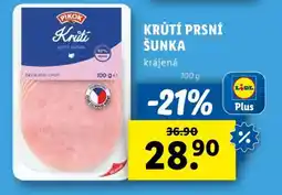 Lidl PIKOK Krůtí prsí šunka nabídka