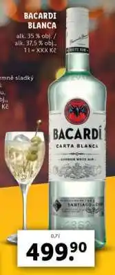 Lidl BACARDI BLANCA nabídka
