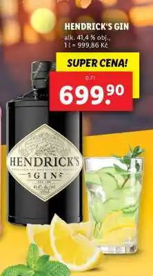 Lidl Hendrick’s Gin nabídka
