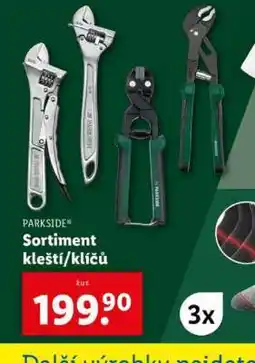 Lidl PARKSIDE Sortiment kleští/klíčů nabídka