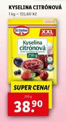 Lidl Kyselina citronová nabídka