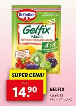 Lidl Gelfix Klasik 1:1 nabídka
