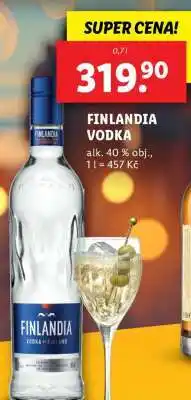 Lidl Finlandia Vodka nabídka