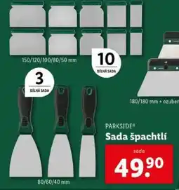 Lidl PARKSIDE SADA ŠPACHTLÍ nabídka