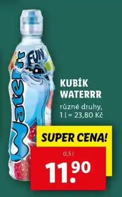Lidl Kubík Waterrr nabídka