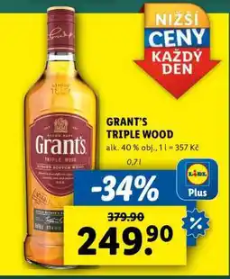 Lidl Grant‘s Triple Wood nabídka