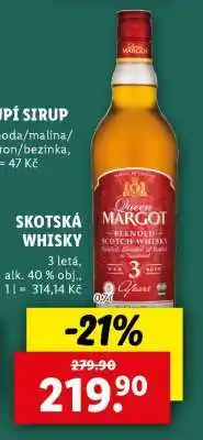 Lidl Queen Margot Blended Scotch Whisky nabídka