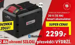 Lidl PARKSIDE PERFORMANCE 20 V (12 Ah) Smart akumulátor nabídka