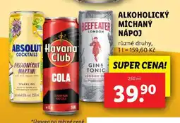 Lidl Alkoholický míchaný nápoj nabídka