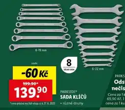 Lidl PARKSIDE Sada klíčů nabídka