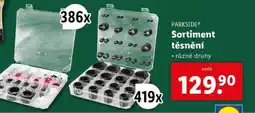 Lidl PARKSIDE Sortiment těsnění nabídka