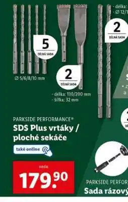 Lidl PARKSIDE PERFORMANCE SDS Plus vrtáky / ploché sekáče nabídka