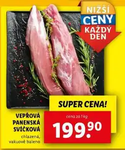 Lidl Vepřová panenská svíčková nabídka