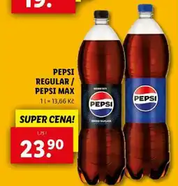 Lidl Pepsi Regular / Pepsi Max nabídka