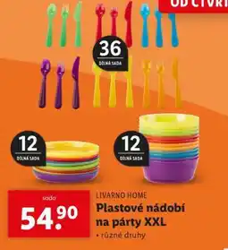 Lidl Plastové nádobí na párty XXL nabídka