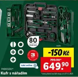Lidl Parkside Kufr s nářadím nabídka