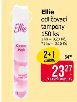 Teta Ellie odličovací tampony 150 ks nabídka