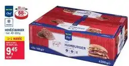 Makro Hovězí burger nabídka